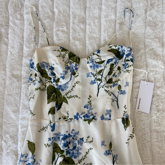 🌿|NWT| Reformation Juliette Dress in Riviera - Picture 7 of 15